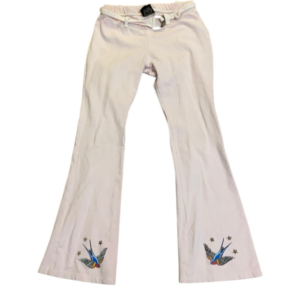 Vtg  1990s Wild Child Wear pink athletic pants birds & stars size S small girls